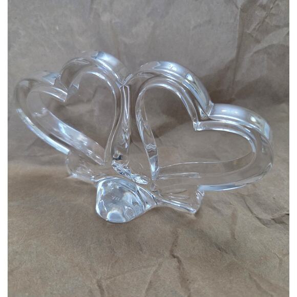 Marquis by Waterford Crystal Sweet Memories Dual Heart Picture Frame - Picture 3 of 5